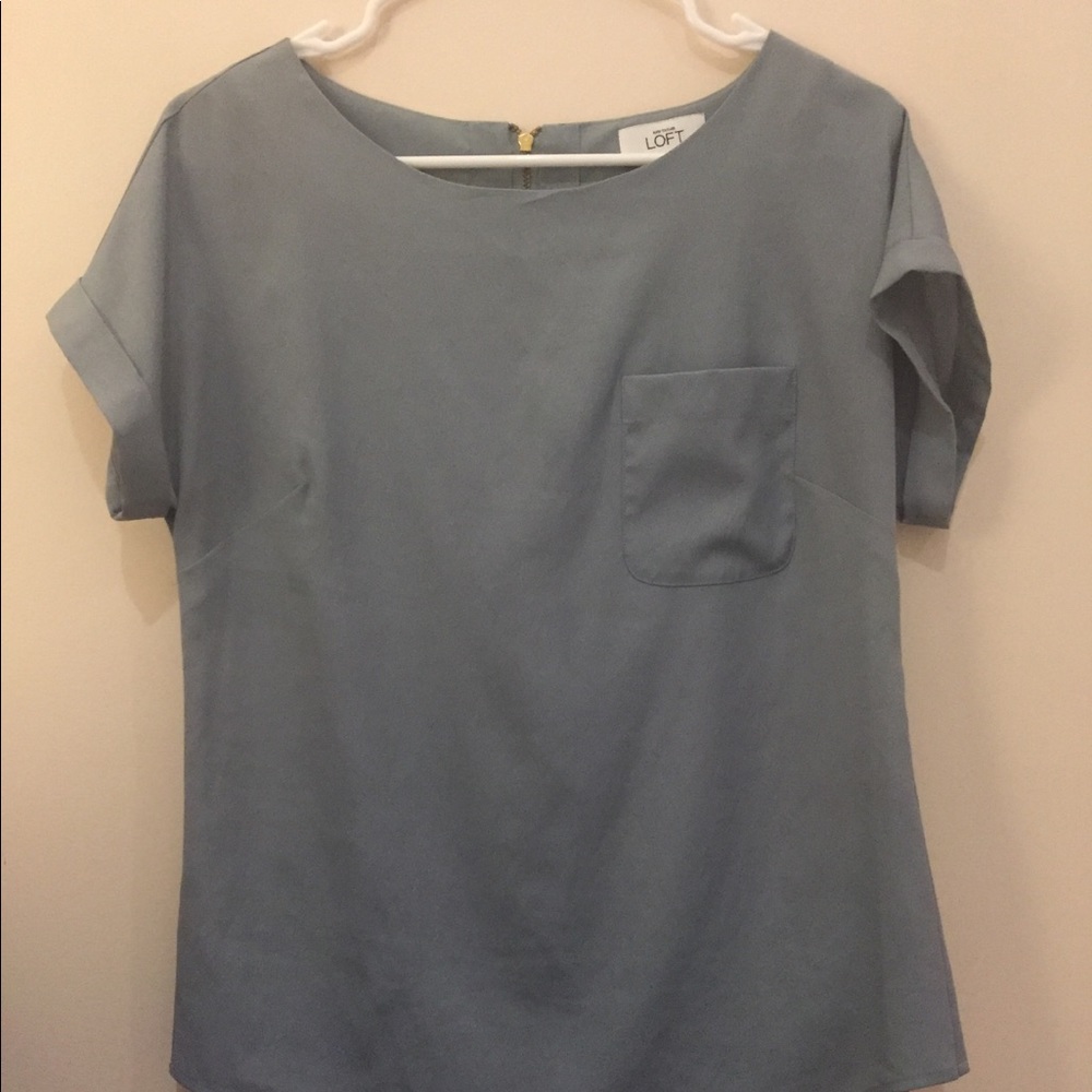 Loft Soft Blue Shirt